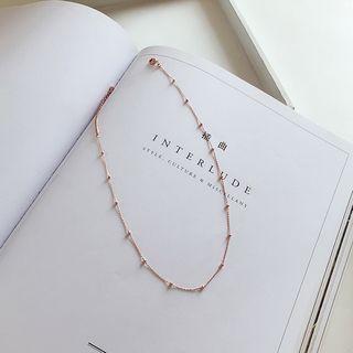 Alloy Bead Choker As Shown In Figure - One Size