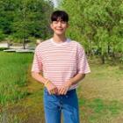 Loose-fit Colored Striped T-shirt