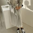 Sleeveless Embroidered Midi Dress Ivory - One Size