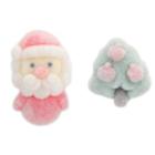 Asymmetrical Christmas Stud Earring / Clip-on Earring