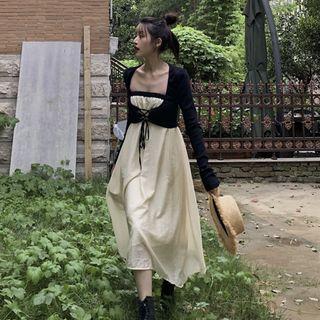 Strappy Light Jacket / Strapless Dress