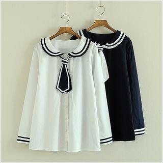 Tie-accent Blouse