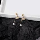 Faux Pearl Drop Earring 1 Pair - E2625 - As Shown In Figure - One Size
