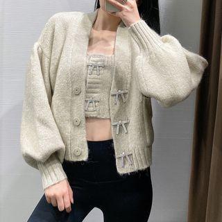 Ribbon Cardigan / Top
