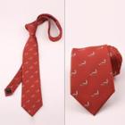Fox Print Neck Tie 020 - One Size