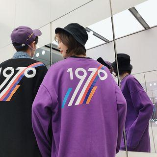 Couple Matching Numbering Sweatshirt
