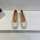 Buckled Round-toe Platform Shoes