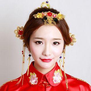 Chinese Wedding Tiara Set