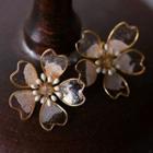 Wedding Faux Crystal Flower Headpiece