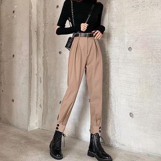 High-waist Harem Dress Pants