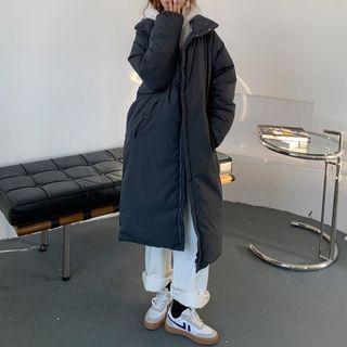 Long Padded Zip Coat