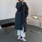 Long Padded Zip Coat