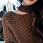 Ripped Knit Chunky Sweater