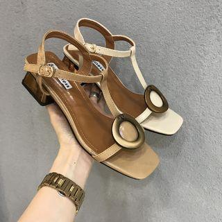 Hoop-accent Sandals
