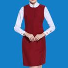 Short-sleeve Blouse / Plain Skirt / Plain Vest