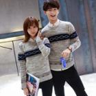 Patterned Couple Matching Sweater
