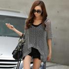 V-neck Loose-fit Knit Top