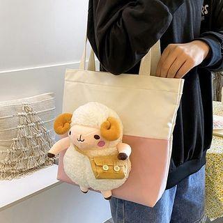 Sheep Two-tone Tote Bag