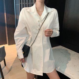 Plain Shirt / Cropped Bomber Jacket
