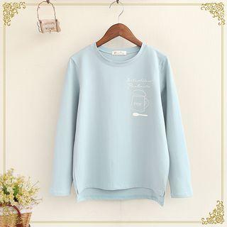 Teapot Embroidered Pullover