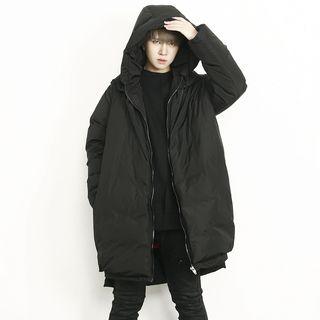 Zip-up Hoodie Duck-down Padded Jacket