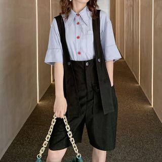 Suspender Jumper Shorts