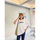 Plus Size Juice Printed Cotton T-shirt