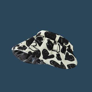 Heart Print Sun Hat