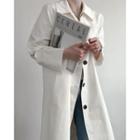 Buttoned Cotton Mac Coat
