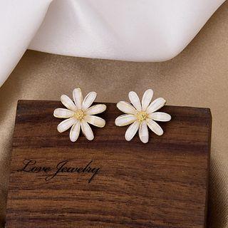 Acrylic Flower Earring E3209 - As Shown In Figure - One Size