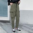 Cargo Jogger Pants With Adhesive Tabs