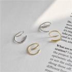 Rhinestone Spiral Alloy Earring