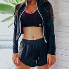 Set: Tankini Top + Swim Shorts + Zip Cover Up