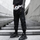 Snap Buckle Cargo Joggers