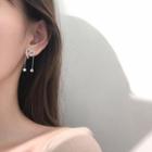 Heart Ear Stud 1 Pair - S925 Silver - As Shown In Figure - One Size