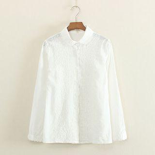 Lace Embroidered Shirt