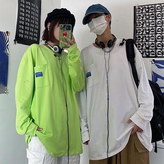 Couple Matching Long-sleeve Pocket T-shirt