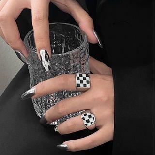 Check Glaze Open Ring (various Designs)