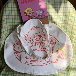 Pattern Canvas Tote Bag Tomoto - One Size