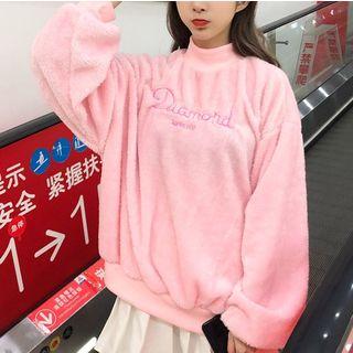 Fleece Lettering Sweatshirt