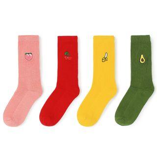 Plain Embroidered Mittens
