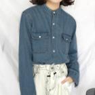 Loose-fit Long-sleeve Denim Shirt