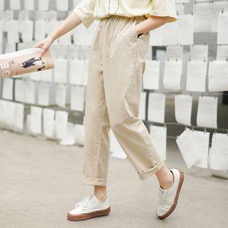 Harem Cargo Pants Light Khaki - One Size