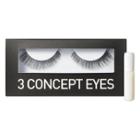3 Concept Eyes - Eye Lash (#14) 1 Pair + Glue