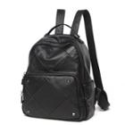 Lambskin Studded Zip Backpack