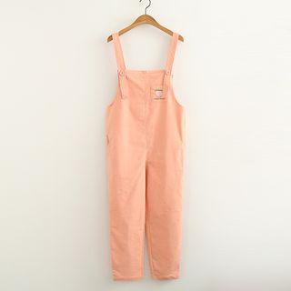 Peach Embroidered Jumper Pants