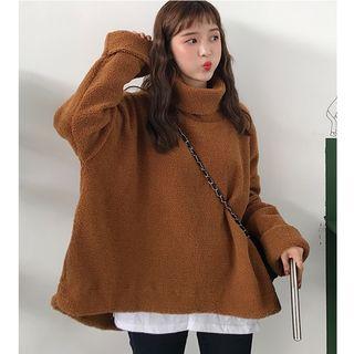 Turtleneck Fleece Sweatshirt