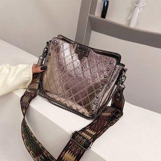 Studded Quilter Crossbody Bag