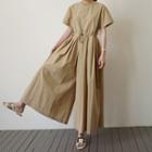 Short-sleeve Oversized Plain Jumper Pants