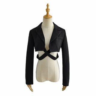 Tied Cropped Jacket